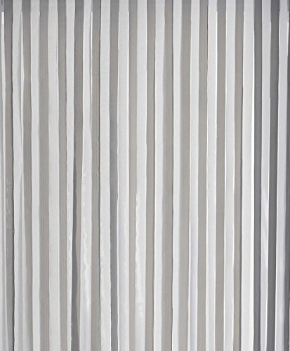 TOCADIS Rideau de Porte (90 x H220 cm) Lanières PVC- Differentes Couleurs (Gris)