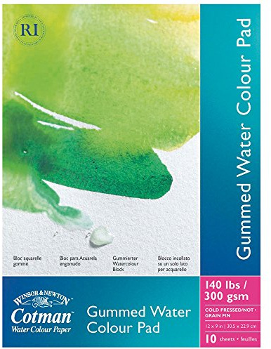 Winsor & Newton Cotman Water Colour Paint Pad Gummed (12x9inch)