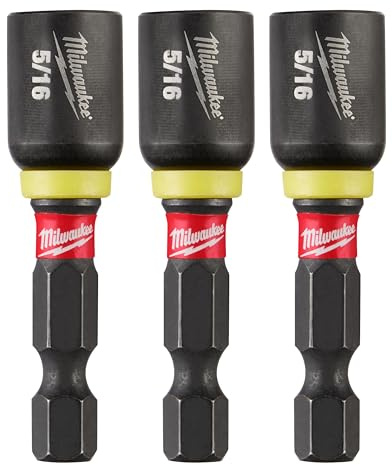 Milwaukee Electric Tool 49-66-4523 Shockwave Groove Nut Driver, 5/16