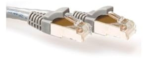 ACT CAT6A S/FTP SNAGLESS GY 2.00M