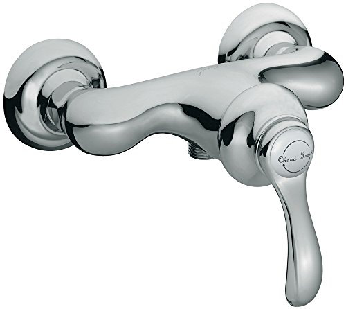 Jacob Delafon - Mitigeur de douche mural Fairfax - Mécanique - Design rétro - Installation facile - 15x15x21cm - Finition Chrome - E71095-CP