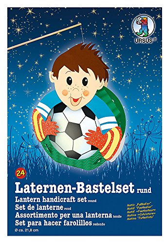Ursus 18700024 - Laternen Bastelset Fußballer, ca. 21,8 x 31 x 10,3 cm