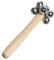 ROHEMA Schellenstab, Holzgriff, 5 Glocken