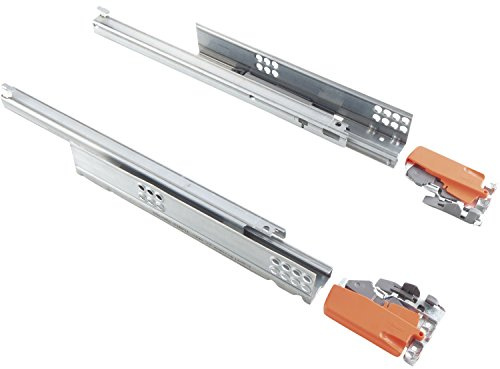 BLUM Tandem Drawer Pull-Out 500 mm Partial Extension with Blumotion (= Soft Close); 1 Pair Including Coupling