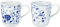 Maebata Snoopy Peanuts Bleu et Blanc Kanesho poterie Paire Mug 630740 (Japan Import)