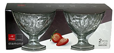 Bormioli Rocco Diamond Dessert C/2, 2 Pezzi