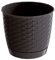 Maceta RATOLLA ROUND 2L., dimensiones (mm) 165x165x142, color Ocre oscuro