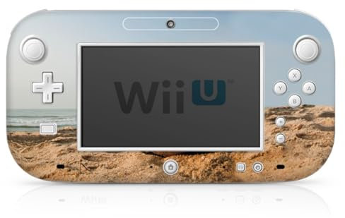 DeinDesign Skin kompatibel mit Nintendo Wii U Gamepad Folie Sticker Volleyball Sand Hobby