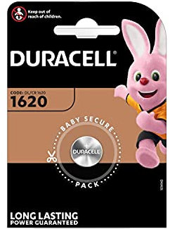 50x Duracell CR1620 DL1620 ECR1620 3V Lithium Button Battery Coin Cell Batteries