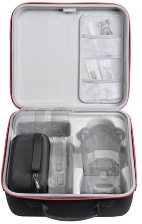 RLSOCO Reise-Hartschalenkoffer für DJI Mavic 4 Pro Combo – passend für komplettes Zubehör: Drohnenkörper, DJI RC Pro 2/RC 2 Controller, 3 Batterien, Ladehub, Propeller und anderes Zubehör