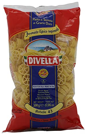 10x Pasta Divella 100% Italienisch N°43 Rotelle 500g