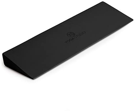 Yoga Studio YS/Wedge/Black Keil-Schwarz, 50 x 15 x 5 cm, Rutschfester Eva-Keilabsatz für Iyengar Yoga, leichtes Übungszubehör, Regular
