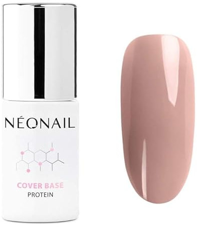 NÉONAIL UV Nagellack - Base Coat Gel UV - Modeling Cover Base Protein Cream Beige 7,2 ml - Unterlack Für Nägel Lack Gel