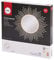 Rayher 62916000 Bastelset Sonnenspiegel mit Holzstrahlen, klein, Gesamtdurchmesser 32 cm, Spiegel 15 cm Ø, Wandspiegel, Dekospiegel, Natur, Beige