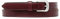 Zakatte • Schmaler Damengürtel aus Leder G002 (Bordeaux, 75 cm)
