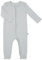 emma & noah Baby Schlafanzug, Weicher & Atmungsaktiver Strampler für Neugeborene, Oeko-TEX Zertifiziert, Langarm Pyjama mit Reißverschluss für Jungen & Mädchen, Ohne Füße (Essential Grau, 86 cm)