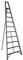 10 Step Fixed Gardening Ladder - Home Master Tripod