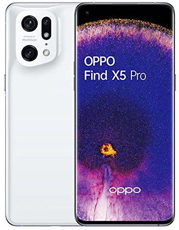 Oppo Find X5 Pro 256 GB Bianco Ceramica Dual SIM - Sbloccato - Rinnovato (perfette condizioni)