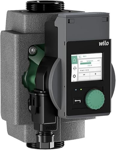 Wilo Hoch-Eff-Pum Stratos PICO plus 2.0 Nassläufer Typ 30/0,5-6, Modern, Edelstahl, Wasserpumpe, Garten / Pumpen, Grün