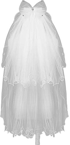 Braut Haarschleife Schleier Weiße Ivory Schleife Schleier,2 Schicht Schleier Kurz Elegent Bridal Tüll, Schleife Tüll Schleier Brautschleier Für Junggesellinnenabschied Abendessen Hochzeit Haarschmuck
