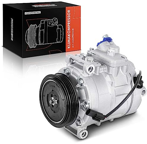 Frankberg Compresor de aire acondicionado con embrague Compatible con 5 Series E60 5 Series Tourng E61 7 Series E65/E66/E67 Replace# 64509174802, aceite premezclado