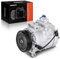 Frankberg Compresor de aire acondicionado con embrague Compatible con 5 Series E60 5 Series Tourng E61 7 Series E65/E66/E67 Replace# 64509174802, aceite premezclado