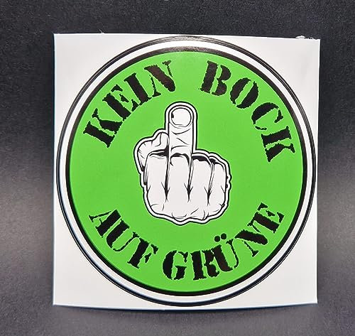 1x kein bock auf grüne Gretl Greta plakette Fun Sticker Aufkleber Fridays for future klima