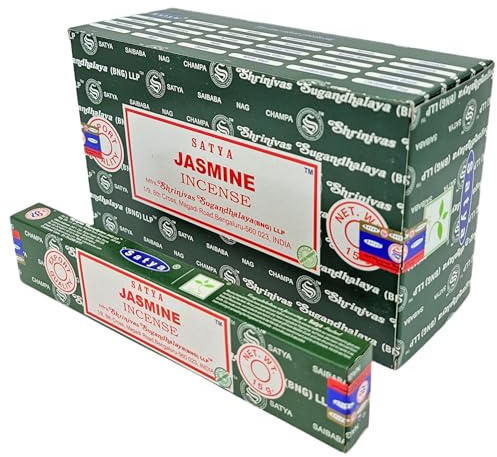 Satya Räucherstäbchen x LAVISA, Meditation, Aromatherapie, Duft (Jasmin)