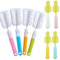 4PCS Bottle Brush+ 4 PCS Nipple Brush Sponge Baby Bottle Brushes Milk Bottle Nipple Cleaner Set Cup Scrubber Brush Portable Long Handle Water Bottle Cleaner Brush (4 PCS+4 Nipple Brush)