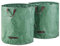 MOOWY Heavy Duty Plastic Garden Waste Bags (2 x 500 L) - Free Standing Sturdy Reusable Waste Bags with Handles - Durable Industrial Fabric Garden Sacks for Leafs, Shrubs and Lawn Clippings - Ø82 cm