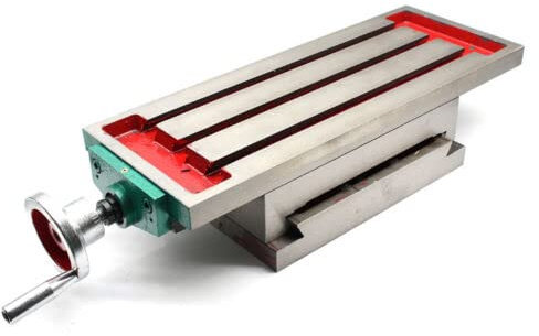 Tavolo a 2 assi, a forma di croce, per banco da lavoro, per officina, fresatrici, 450 x 170 mm