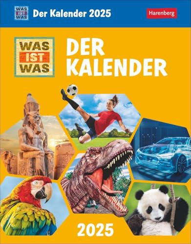 Der Kalender 2025 - Harenberg-Verlag - Tagesabreißkalender mit spannenden Fragen und Antworten - 12,5 cm x 16 cm