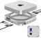 GEWOKLIY Mac Dock and Stand, USB-C Hub with SSD Enclosure for NVMe/SATA M.2, 4K HDMI Adapter, 10Gbps USB A/C Ports, TF/SD Card Reader, Mac Mini/Studio Hub