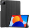 EasyAcc Funda Carcasa Compatible con Xiaomi Redmi Pad SE 8,7 Pulgadas, Ultra Slim PU Protectora Carcasa con Función de Soporte (Negro)