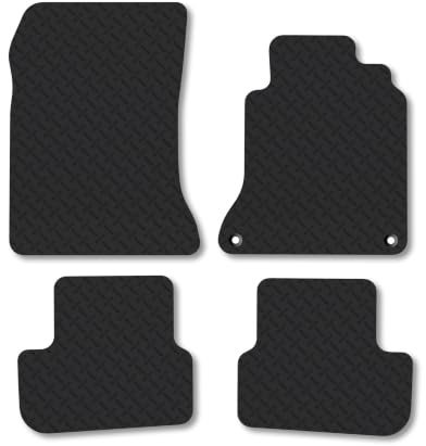 Mercedes GLA (2014-2020) 5mm Rubber Car Mats | Heavy Duty Rubber Tailored Fit Floor Mats Full Coverage Durable Waterproof Accessories Easy Clean Anti Slip Made in the UK