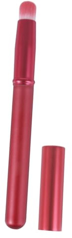 Gatuida Lippenpinsel Concealer Brush Wand Kosmetik Pinsel Tragbar mit Schutzkappe Make Up Werkzeug für Präzises Auftragen und Nahtloses Verblenden für Lippenstift und Augencreme