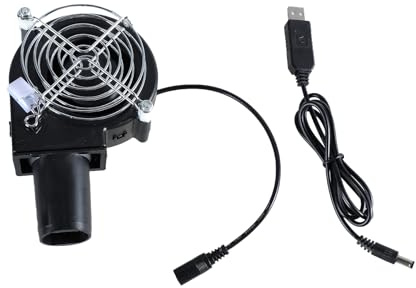 Oxxggkao USB Blower Fan 9733 Small Stove Tool For Cooking Heating Camping BBQ Brushless Cooling Centrifugal 4800RPM Functional Cooling
