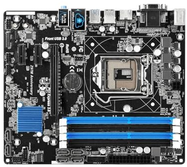 Placa Madre Placa Base Z97 Fit For ASRock Z97M Anniversary LGA 1150 DDR3 32 GB USB 3.1 Micro ATX Compatible con CPU Intel Core i5-4570 de 5.ª generación
