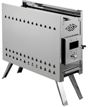 Estufa de Sauna leña plegable, tienda térmica for acampar, estufa calefacción, salas Altamente Eficiente