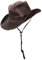 Dorfman Pacific Herren Outback Hut mit Kinnkordel, braun, MEDIUM