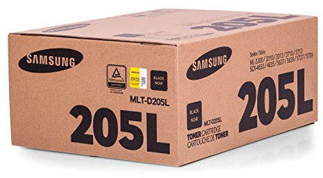 Original Samsung MLT-D205L / 205L, für ML-3310 Series Premium Drucker-Kartusche, Schwarz, 5000 Seiten