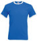 Ringer T-Shirt, Farbe:Royal/White;Größe:L