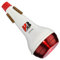 Humes & Berg 285 Stonelined Straight-Dämpfer/Spitz-Dämpfer/Mute für Flügelhorn (Aluminium), Rot/Weiß