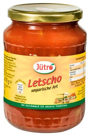 Jütro Natur Letscho ungarischer Art - nostalgische DDR Kultprodukte - Ossi Artikel