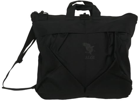 ALGI Borsa Porta Casco da Volo Tipo Cordura Nero