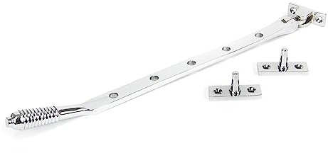 From The Anvil Polished Chrome 12 Inch Reeded Stay