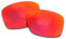 SOODASE Für Oakley Jupiter Squared Sonnenbrillen Rot Polarisierte Ersatzgläser