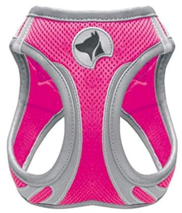 Croci Pettorina per Cani Hiking Reflective, Misura S, colore fuxia