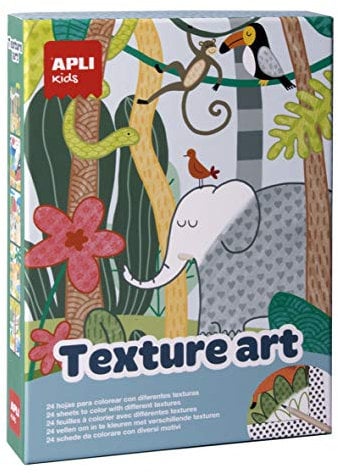 APLI Kids 18339-Colorea Texture Art,