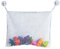 Nicoone Sac de rangement en maille pour jouets de bain pour bébé avec support à ventouse, filet parfait pour les jouets de bain et l'organisateur de salle de bain, 37 x 37 cm